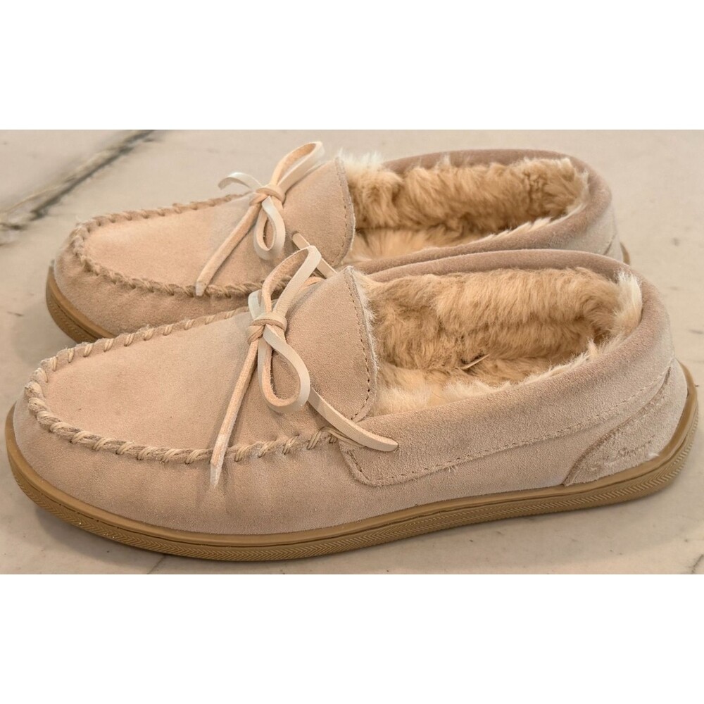 Women's My Slippers Suede Moccasin Light Pink SZ 7 - 74564-03